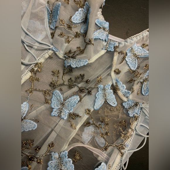 Bundle of Blue Gently Used Lingerie - Picture 6 of 13